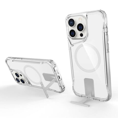Apple iPhone 15 Pro Kılıf Magsafe Şarj Özellikli Patinda T-Max Standlı Kapak