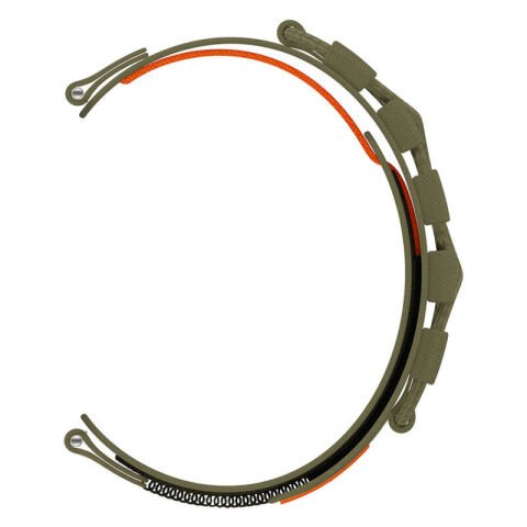 Xiaomi Amazfit Pace Patinda KRD-112 22mm Orbital Örgülü Halat Tasarımlı Naylon Kumaş Hasır Kordon