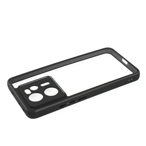 Xiaomi Mi 13T Kılıf Kamera Korumalı Şeffaf Arka Yüzey Patinda New Roll Kapak