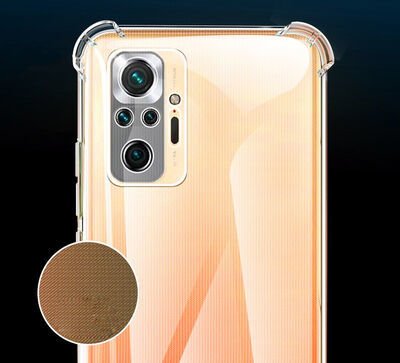 Xiaomi Redmi Note 10 Pro Kılıf Patinda Kamera Korumalı Nitro Anti Shock Silikon