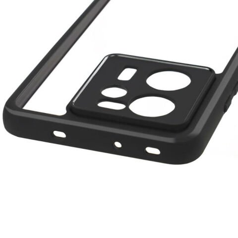 Xiaomi Mi 13T Kılıf Kamera Korumalı Şeffaf Arka Yüzey Patinda New Roll Kapak
