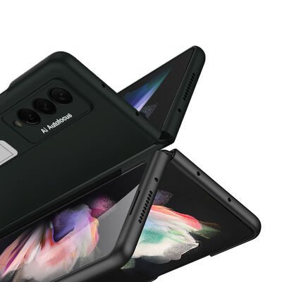 Galaxy Z Fold 3 Kılıf Patinda Z-Stand Kılıf