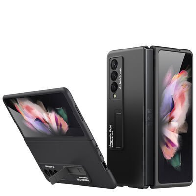 Galaxy Z Fold 3 Kılıf Patinda Z-Stand Kılıf