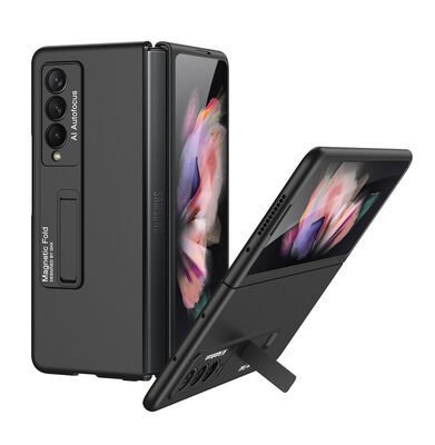 Galaxy Z Fold 3 Kılıf Patinda Z-Stand Kılıf