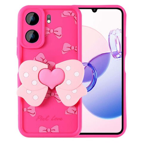 Xiaomi Poco C65 Kılıf Kamera Korumalı Figür Tasarımlı Patinda Kapya Kapak