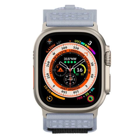 Apple Watch 44mm Patinda KRD-99 Hasır Kordon