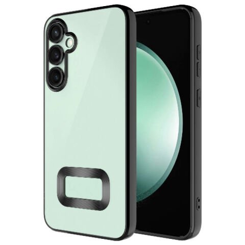 Galaxy S23 FE Kılıf Kamera Korumalı Logo Gösteren Patinda Omega Kapak