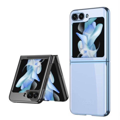 Galaxy Z Flip 5 Kılıf Patinda Kıpta Lensli Kapak