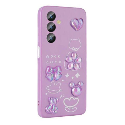 Galaxy A14 5G Kılıf Kabartma Figürlü Parlak Patinda Toys Silikon Kapak