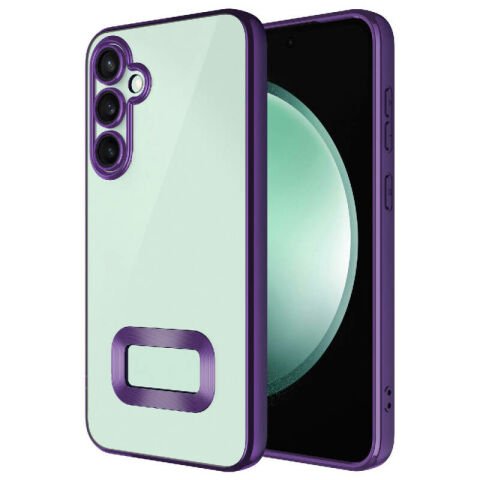 Galaxy S23 FE Kılıf Kamera Korumalı Logo Gösteren Patinda Omega Kapak