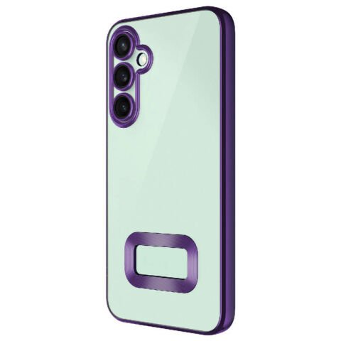Galaxy S23 FE Kılıf Kamera Korumalı Logo Gösteren Patinda Omega Kapak