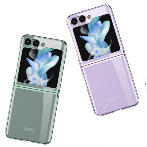 Galaxy Z Flip 5 Kılıf Patinda Kıpta Lensli Kapak