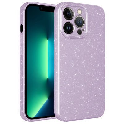 Apple iPhone 12 Pro Kılıf Kamera Korumalı Simli Lüks Patinda Koton Kapak