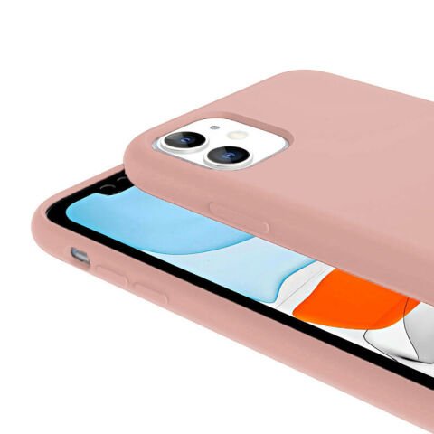 Apple iPhone 11 Kılıf Magsafe Şarj Özellikli Sıvı Teknolojili Silinebilir Sert Patinda Kivi Kapak