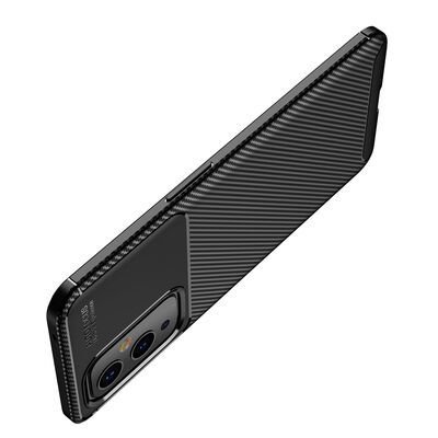 One Plus 9 Kılıf Patinda Negro Silikon Kapak