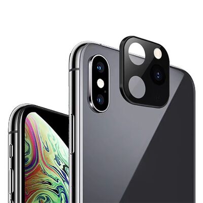 Apple iPhone XS Max 6.5 Patinda CP-03 iPhone 11 Pro Max Kamera Lens Dönüştürücü Gri
