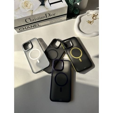 iPhone Buzlu Dizayn Seri Magsafe Kılıf