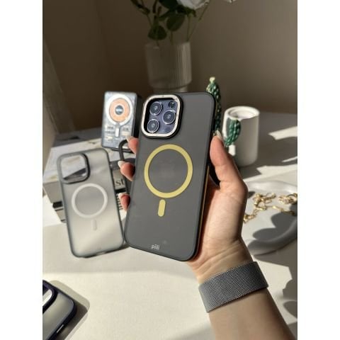iPhone Buzlu Dizayn Seri Magsafe Kılıf