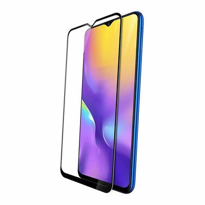 Galaxy M10S Patinda Kenarları Kırılmaya Dayanıklı Cam Ekran Koruyucu
