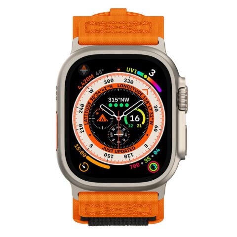 Apple Watch 42mm Patinda KRD-99 Hasır Kordon