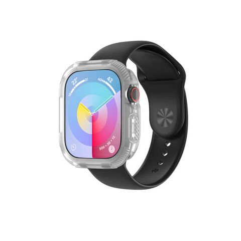 Apple Watch 10 42mm Silikon TPU Kasa Koruyucu Patinda Watch Gard 17