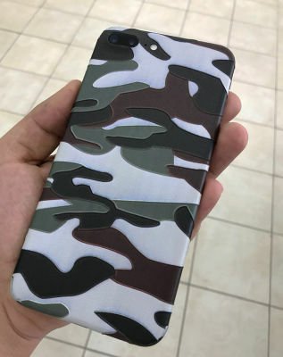 Apple iPhone 6 Plus Patinda 5D Desenli Sticker Kaplama NO1
