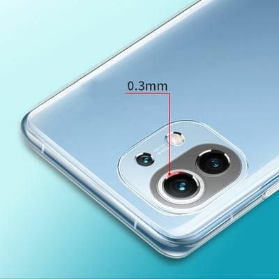 Xiaomi Mi 11 Lite Kılıf Patinda Kamera Korumalı Süper Silikon Kapak
