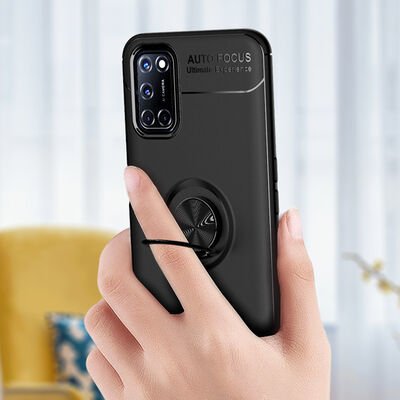 Oppo Reno A72 Kılıf Patinda Ravel Silikon Kapak