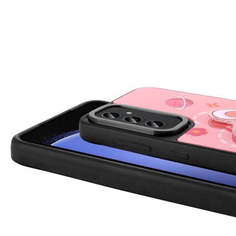 Galaxy S24 Kılıf Parlayan Kabartmalı İkonik Figürlü Patinda Amas Silikon Kapak
