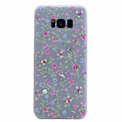 Galaxy S8 Plus Kılıf Patinda Pembiş Silikon