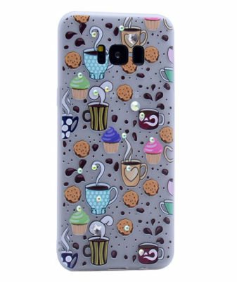 Galaxy S8 Plus Kılıf Patinda Pembiş Silikon