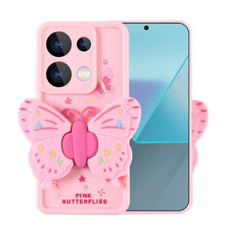 Xiaomi Redmi Note 13 Pro 4G Kılıf Kamera Korumalı Figür Tasarımlı Patinda Kapya Kapak