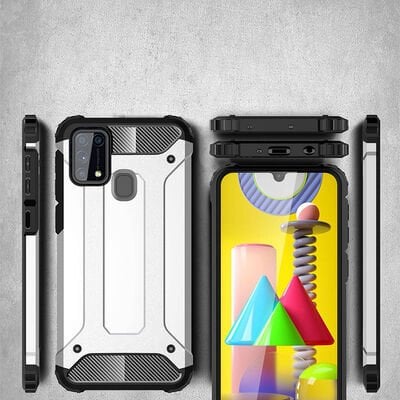 Galaxy M31 Kılıf Patinda Crash Silikon Kapak
