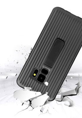 Galaxy S9 Kılıf Patinda Wave Standlı Mıknatıslı Kapak