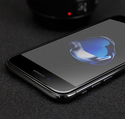 Apple iPhone 7 Patinda Anti-Dust Mat Privacy Temperli Ekran Koruyucu