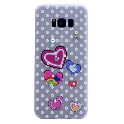 Galaxy S8 Kılıf Patinda Pembiş Silikon
