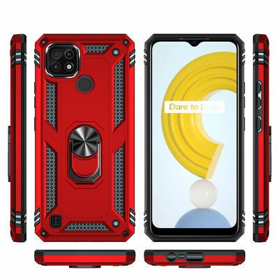Realme C21 Kılıf Patinda Vega Kapak