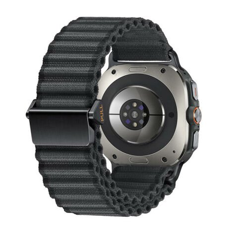 Galaxy Watch Ultra 47mm Patinda KRD-120 Naylon Kumaş Hasır Örgülü Kordon