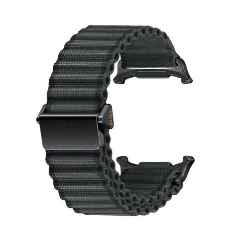Galaxy Watch Ultra 47mm Patinda KRD-120 Naylon Kumaş Hasır Örgülü Kordon