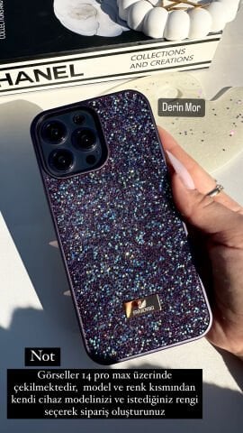iPhone Taşlı Swarovski Telefon Kılıfı