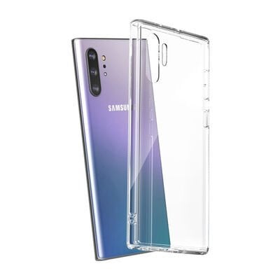 Galaxy Note 10 Plus Kılıf Patinda Kamera Korumalı Süper Silikon Kapak