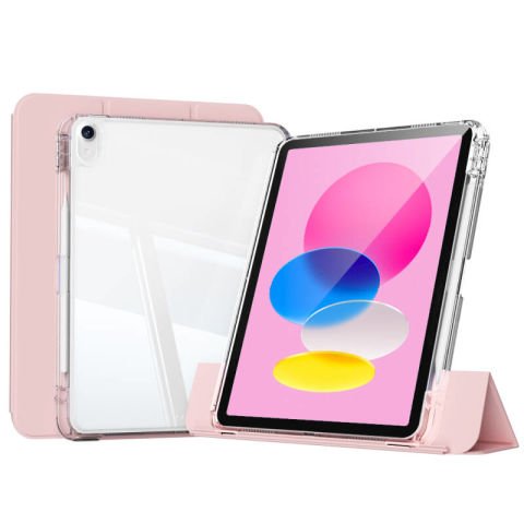 Apple iPad 10.9 2022 (10.Nesil) Kılıf Magnetik Ayrılabilen Airbagli Patinda Sliding Tablet Kılıfı