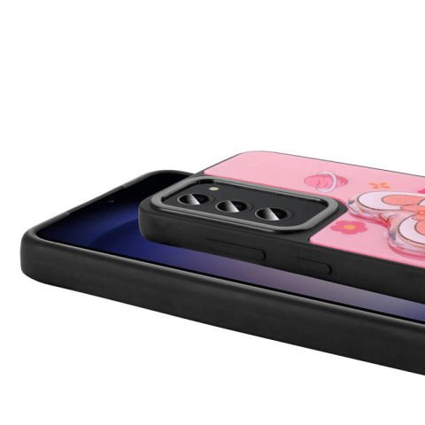 Galaxy S23 Kılıf Parlayan Kabartmalı İkonik Figürlü Patinda Amas Silikon Kapak