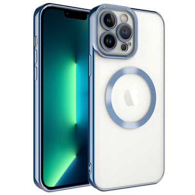 Apple iPhone 13 Pro Kılıf Magsafe Wireless Şarj Özellikli Patinda Setro Silikon