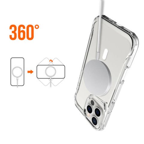 Apple iPhone 16 Pro Kılıf Patinda Magsafe Şarj Özellikli T-Max Magsafe Kapak