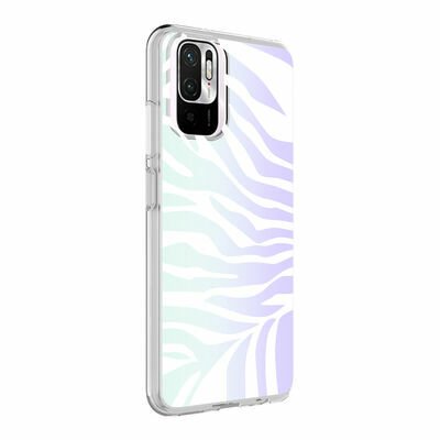Xiaomi Poco M5S Kılıf Patinda M-Blue Desenli Kapak