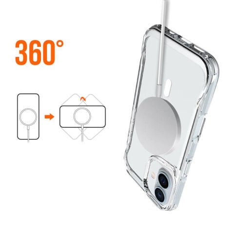 Apple iPhone 16 Plus Kılıf Patinda Magsafe Şarj Özellikli T-Max Magsafe Kapak