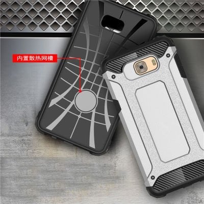 Galaxy C5 Kılıf Patinda Crash Silikon Kapak
