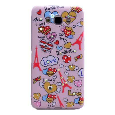 Galaxy J5 2016 Kılıf Patinda Pembiş Silikon