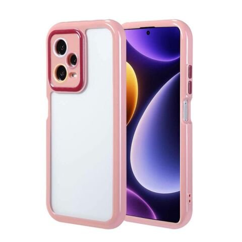 Xiaomi Redmi Note 12 Pro Plus 5G Kılıf Kamera Korumalı Renkli Kenar ve Çerçeve Tasarımlı Patinda Vitamin Kapak